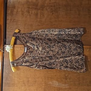 Silk print blouse